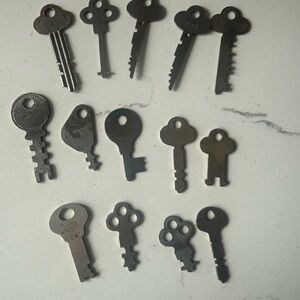 Vintage Skeleton Keys Collection 14 count